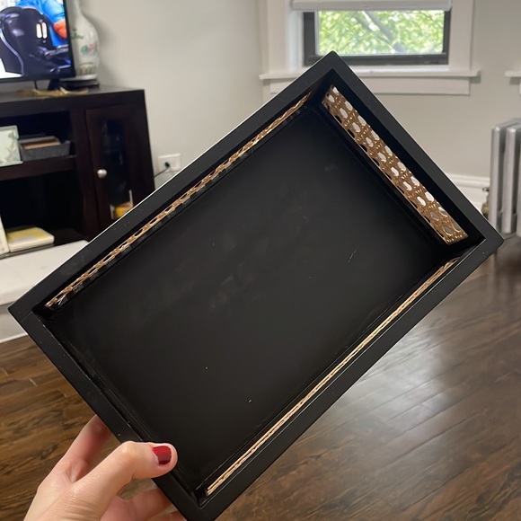 The Container Store Wicker Tray - Picture 2 of 3